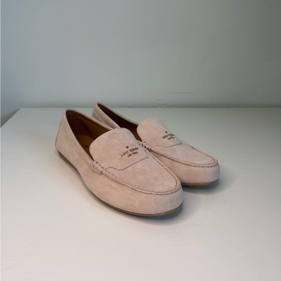 kate spade Other - Kate Spade Briar Loafers Suede Pink Beige Women Size 8B EU 39 Flats NEW